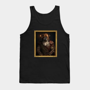 Robust Brindle Boxer - Medieval German Baron (Framed) Tank Top